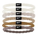 ナイキ Nike フレックス ヘアタイ 6本パック スポーツグッズ・ヘアーバンド BN2085-202(ヘンプ/デザートダスト/ホワイト)