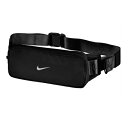 ナイキ Nike テンポ ウエストパック スポーツバッグ RN8070-082(ブラック/ブラック/シルバー)