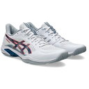 アシックス asics BLADE FF 2 バドミントンシューズ 1071A117-100(White/Mako Blue)