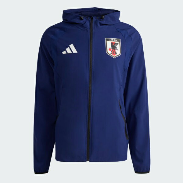 アディダス adidas サッカー日本代表 ティロ26 トラベル フルジップ ウィンドブレーカー サッカーウォームアップジャケット TB455-JZ9093(ダークブルー )