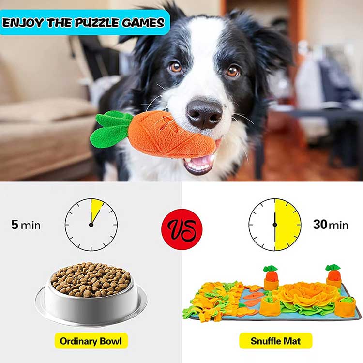 用 ペット用品 おもちゃ 集中力 50×80cm ペット ノーズワーク 犬用 収納ベルト付き ストレス解消 知育玩具 犬 おやつ隠し 嗅覚訓練 小型犬 ノーズワーク 餌 ペットフード エサ 滑り止め 運動不足 早食い防止 毛布 知育マット 訓練マット ohmysweets-10000719 Oh My Sweets サンプル画像3