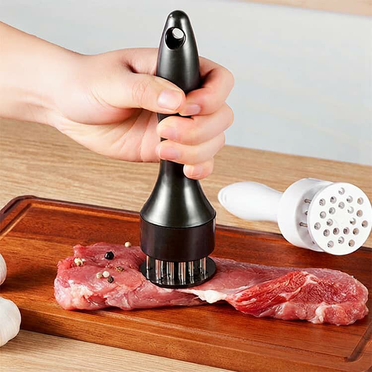 肉の筋切り器 肉刺し器 肉叩き 肉筋切り器 21本刃 豚肉 鶏肉 キッチン用 肉刺し ニクサスプロ 家庭用 16 業務用 肉たたき 肉筋切り器 ミートテンダライザー お肉を柔らかく ステーキ ジャカード かつどん 調理器具 調理小道具 BBQ ohmysweets-10005686 Oh My Sweets サンプル画像2