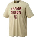 2025SS 展示会限定品 送料無料 BEAMS DESIGNがプロデュースしたゼットのTシャツ(BOT77110) ■ベージュ ■吸汗速乾(4)