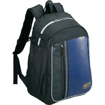 2019年新商品【野球 ゼット 少年用 リュック】ゼット 少年用デイパック(BA1516) ■約25L ■ネイビー ■再帰反射テープ付き(フロント部) ■左サイドバット収納ポケット ■右サイドメッシュポケット ■チェストベルト(取り外し可能)