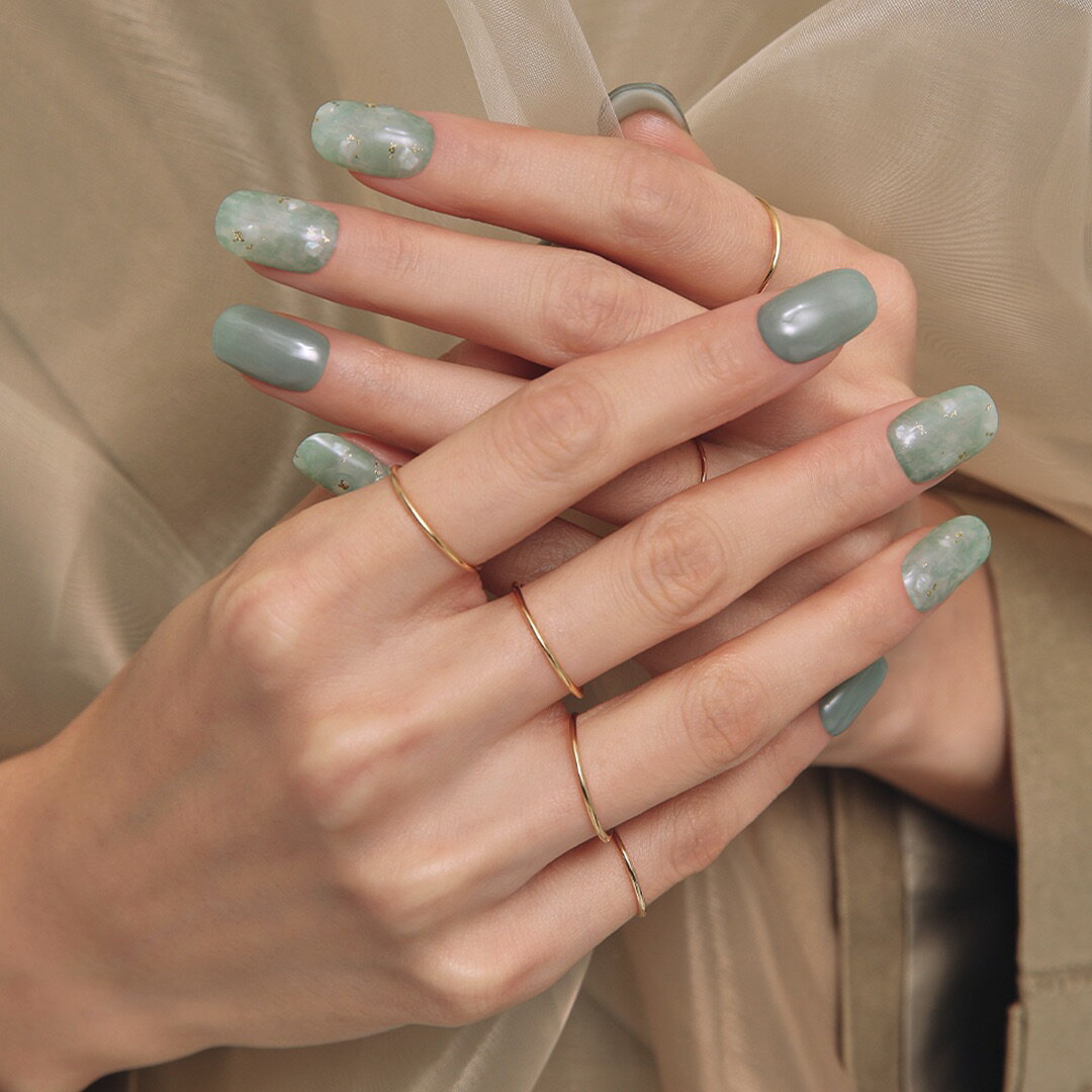 【公式】N Celadon：ND-338/ ohora gelnails nail オホーラ ネイル ジェルネイル ネイルシール セルフネイル ネイルステッカー おうちネイル ネイルデザイン ジェルネイルシール ネイルステッカー ネイルオイル ネイルパーツ ネイルチップ カラージェル