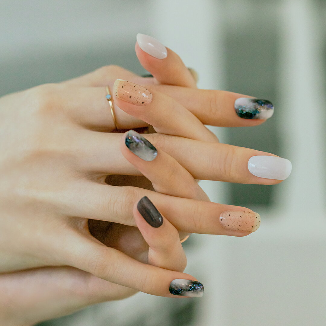 【公式】NBlackAurora:ND-325/ohoragelnailsnailオホーラネイルジェルネイルネイルシールセルフネイルネイルステッカーおうちネイルネイルデザインジェルネイルシールネイルステッカーネイルオイルネイルパーツネイルチップカラージェル