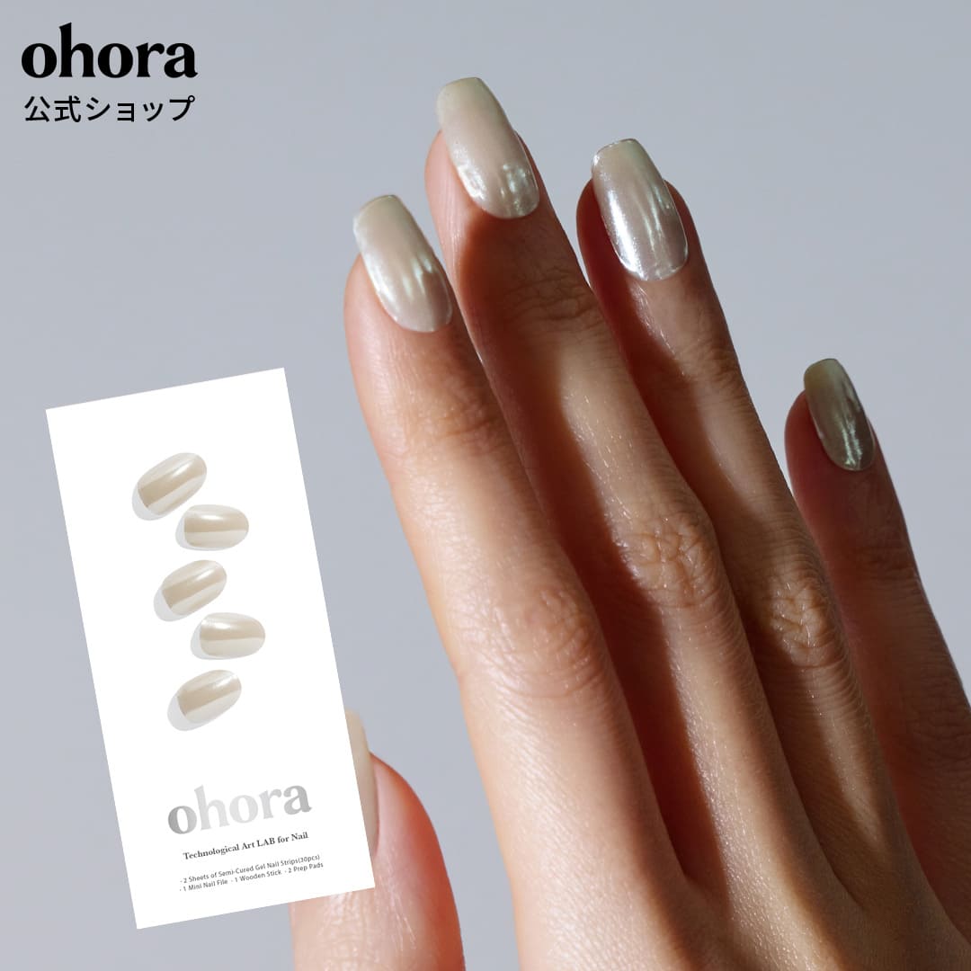 【公式】N Pearl Veil：NM-004-J/ ohora gelnails nail オホーラ ネイル ジェルネイル ネイルシール セルフネイル カラー...