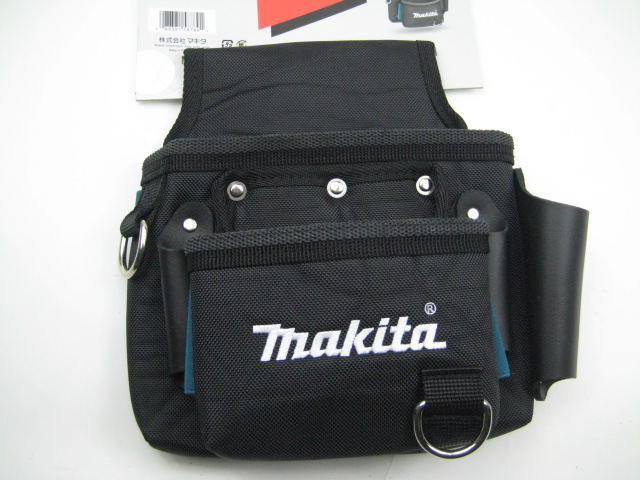 【NEW】マキタ 2ポケット付家具用ポーチ A-73081 【RCP】【2022MA】【35S80】【makita】【釘袋】【腰袋】【ポーチ】