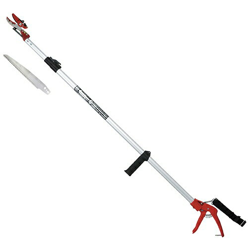 千吉 強力剪定二段伸縮高枝切鋏 2段2M-2段3M