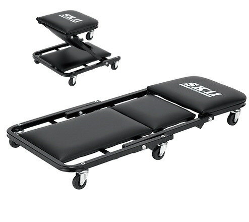 SK11 2WAY クリーパー　SRS-101B　車の下回りなどの作業に　ローラーシート 2WAY 座りながらの作業に