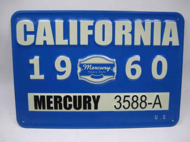 Rakuten - Mercury マーキュリー　デザインプレート 　CALIFORNIA