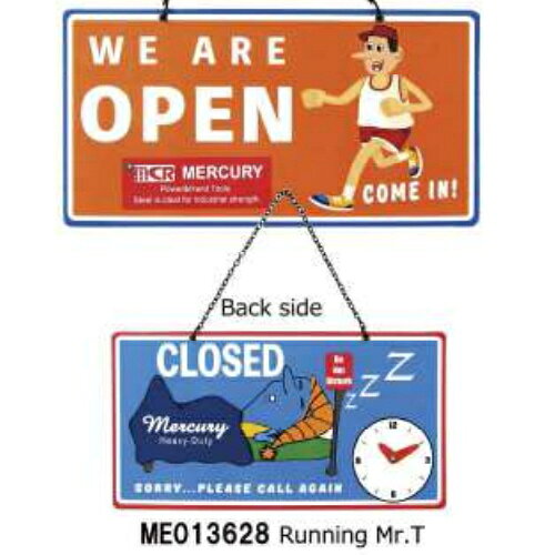 Mercuryマーキュリー OPEN/CLOSEサインプレート
