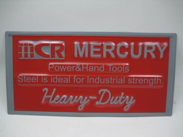 Mercuryマーキュリー　デザインプレート 　RED TAG