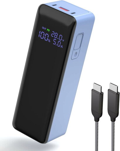 40000mAh 大容量 モバイルバッテリー PD140w 急速充電パワーバンク 3 ポート装備 Type - Cx2 USB Ax1 3台同時充電可能 LCD デジタル残量表示搭載 小型 コンパクト 縦型デザイン(ブルー) 40000mAh 大容量 モバイルバッテリー PD140w 急速充電パワーバンク 3 ポート装備 Type - Cx2 USB Ax1 3台同時充電可能 LCD デジタル残量表示搭載 小型 コンパクト 縦型デザイン(ブルー)