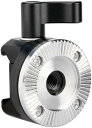 ARRI標準ロゼットアダプター 木製のハンドルに適用 M6スレッド 直径31.8mm 蝶ナット付きNato Rail Clamp クイックリリースクランプ(2)