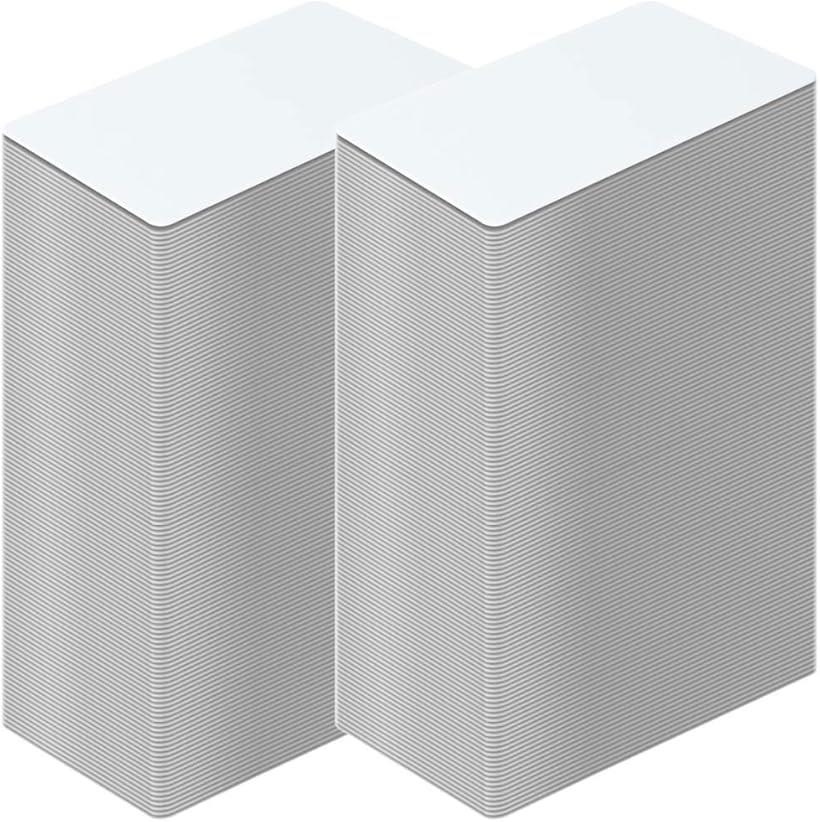 【楽天ランキング1位入賞】プラスチックカード 250枚 白 無地 JIS規格サイズ PVCカード 0.76mm厚(ホワイト)