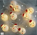 クリスマス 飾り LED ライト サンタ イルミネーション 雪だるま(電池なし)