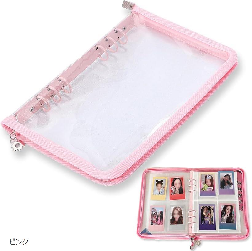 カード ファイル トレカ トレーディングカード ケース 韓国 A5 6穴 バインダー 推し活 収納 グッズ シ..