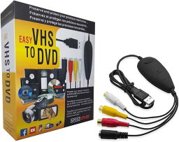 【楽天ランキング1位入賞】USB2.0ビデオキャプチャー デジタルデータ化 VHS 8mm ビデオテープをPC/DVDに簡単保存Windows 2000 XP/Vista/Win 7/8/8.1/10対応 video capture