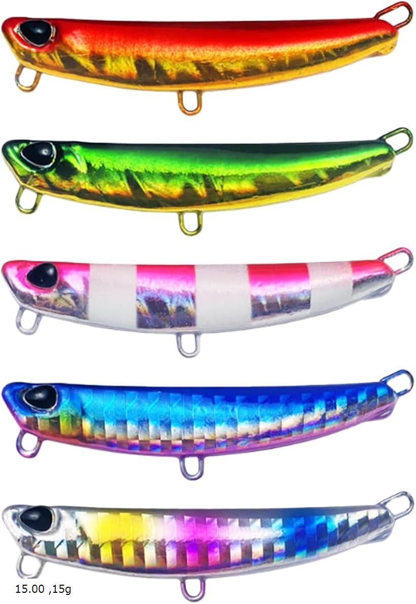 メタルジグ セット ルアー ルアーセット ジグヘッド 釣り道具 5個セット 15g