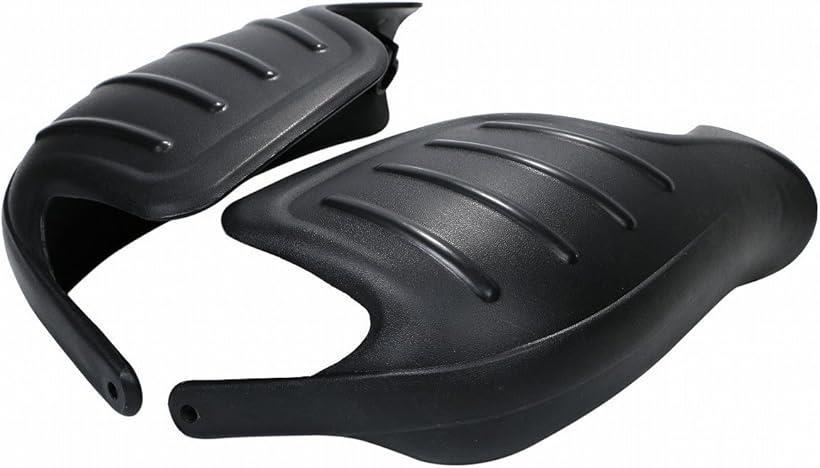 互換品 汎用 バイク ナックル ガード ハンドル カバー 左右セット (黒)