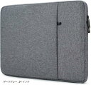 14インチ ノートパソコンバッグ PCバッグ スリーブケース ネットブック用 防水(ダークグレー, 14 インチ)(2)