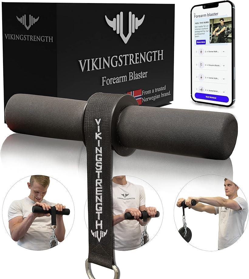 Vikingstrength 前腕ブラスター 前腕強化 トレーニング 器具 リストローラー 筋トレ