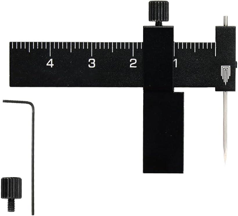 平行スジボリ スクライバー ケガキ針 目盛り付き 正確性 彫刻 ディテールアップ プラモ スケールモデル ガンプラ (ブ…
