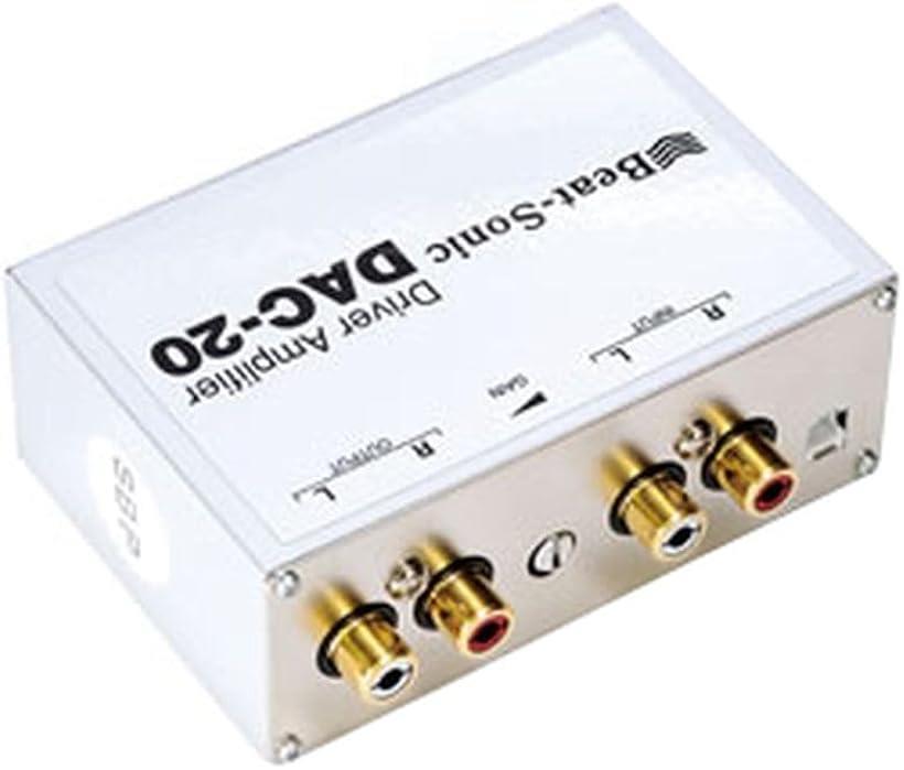 ドライバーアンプ 品番 DAC-20(ブラック, 寸法:W93.5xH35.0xD76.4)