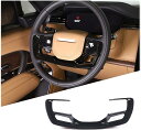 【全商品P5倍★5/16 1:59迄】FOR Land Rover Range Rover Sport/Vogue 2023年適用 ランドローバーレンジローバースポーツ/ヴォーグ2023アクセサリーと互換性のある車のステアリングホイールボタンフレームカバーデコルトリム ABS材料製(光沢のある黒)