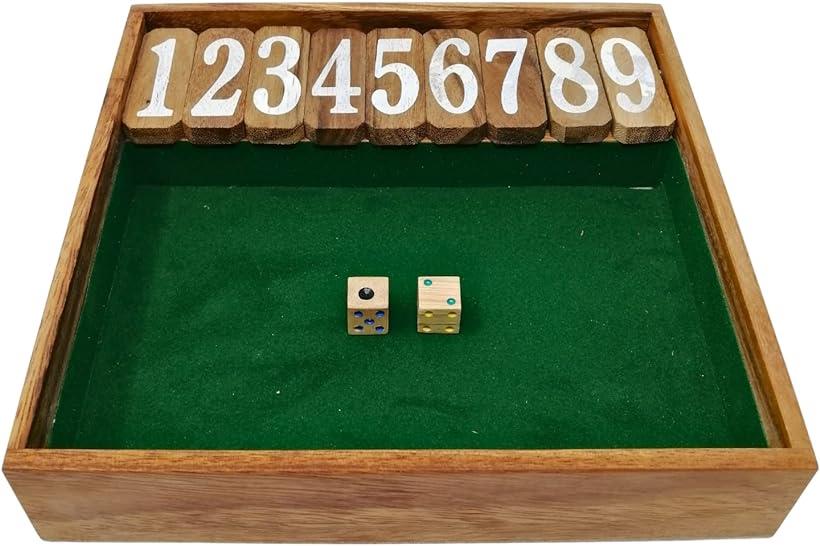 ジャックポット ダイス ボードゲーム サイコロ Jackpot Dice Game( グリーンL, 23cmx23.2cmx約4.5cm)