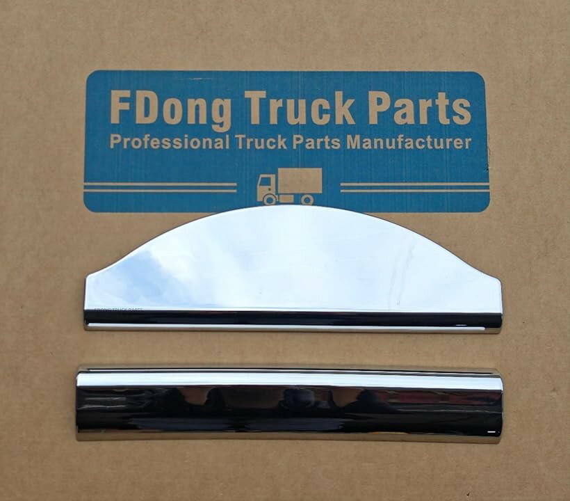 日野 レンジャープロ レンプロ フロント エンブレムレス メッキ プレート 2ピース 外装 カスタムパーツ デコトラ メッキパーツ GZ (シルバー)