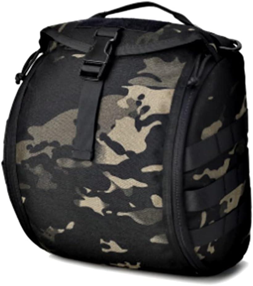 ヘルメットバッグ ヘルメットケース Molle サバゲー タクティカル ミリタリー(MC/CP 黒)