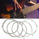 エレクトリックベース弦 5弦セット スチールコア ニッケル合金 巻線 ニッケルメッキ ボールエンド ベースギター用