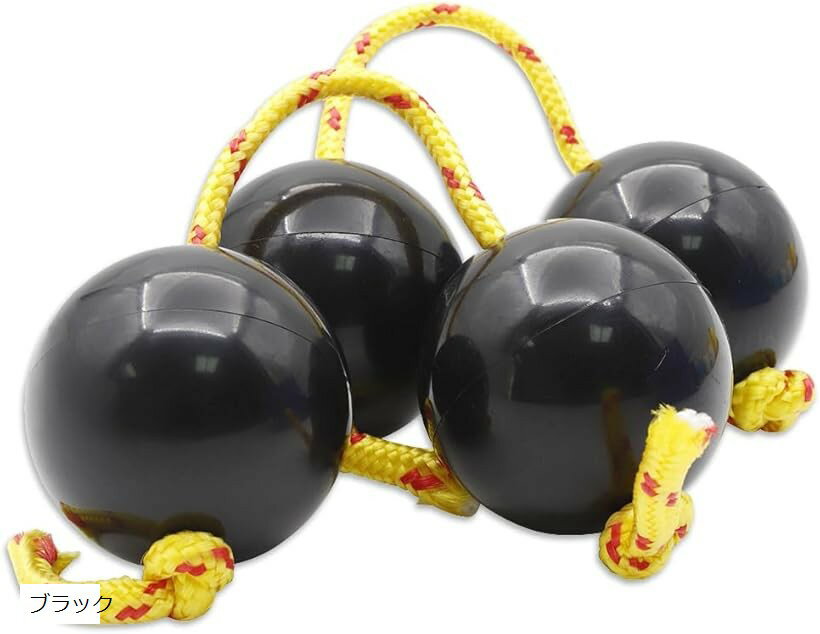 アサラト パーカッション 民族楽器 シェイカー 2個セット (ブラック)