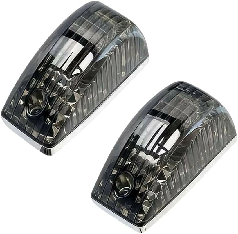 日野 プロフィア レンジャー デュトロ サイドマーカー ランプ レンズ スモーク 左右セット S25バルブ付属 社外品 (スモーク)
