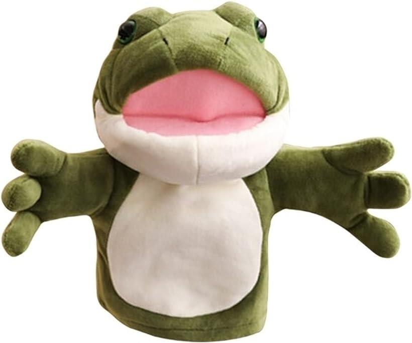 Frog - パペット人形 指人形 ハンドパペット 口が動く 犬 かえる (かえる)
