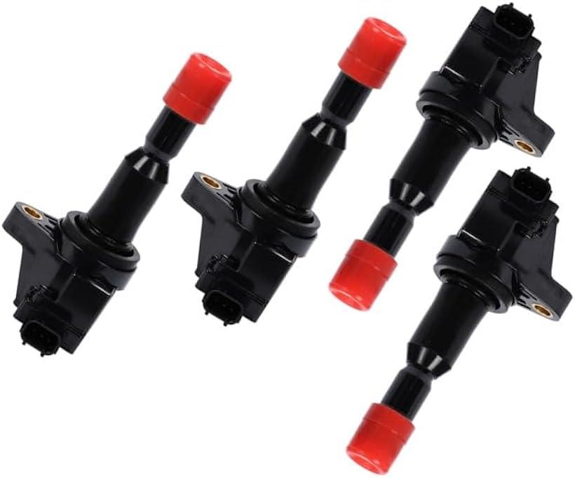 互換品ホンダ用 点火 コイル ダイレクト イグニッションコイル 四本セット フィット GE6 GE7 GE8 GE9 GP4 フリード GB3 GB4 等 30520-RB0-003/30520-RB0-S01 社外品