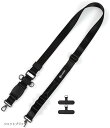 スマホ ショルダー ストラップ タッチ決済 長さ100cm~155cm 幅25mm(ジェットブラック)(2)