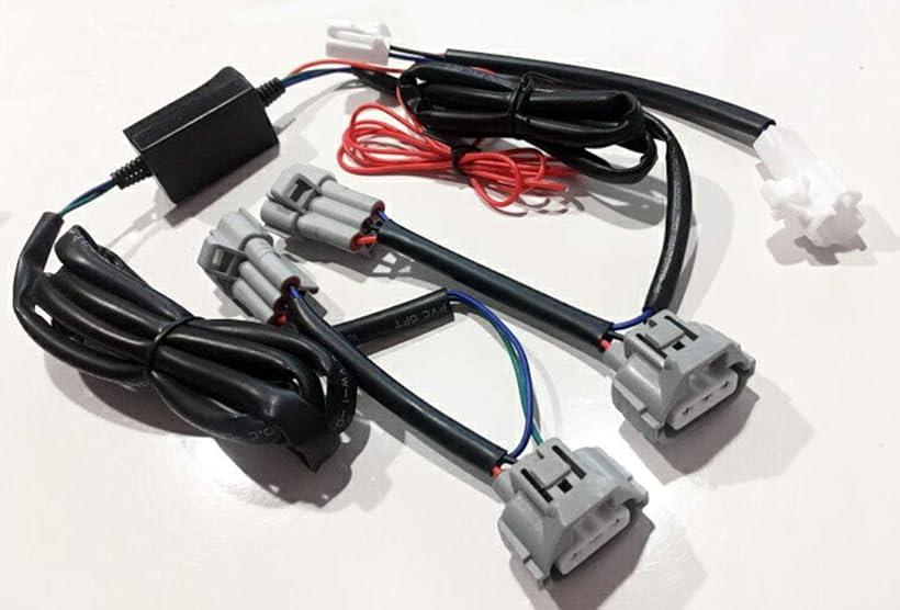 互換品 30系 前期 アルファード ヴェルファイア LED テールランプ ブレーキランプ 4灯化 全灯化 配線キット ハーネスキット カプラーオン