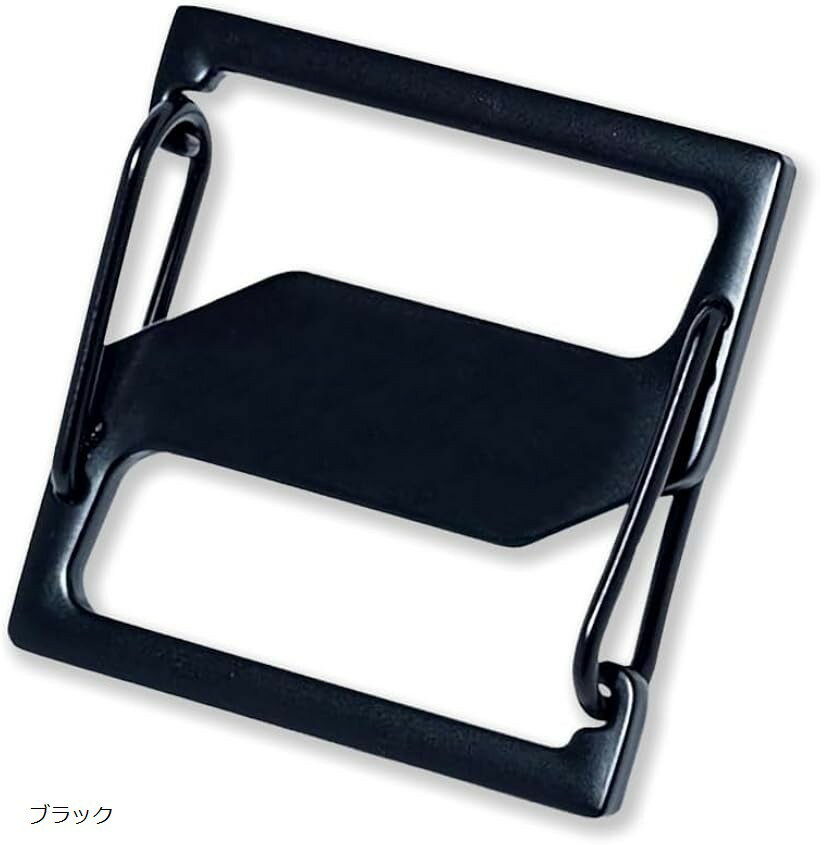 キャップ カラビナ S字 クリップ 帽子 腰掛け リュック バッグ バック ハット 手袋 ゴルフ小物 カナビラ キーホルダー リール バイカー 落下防止 フック (ブラック)