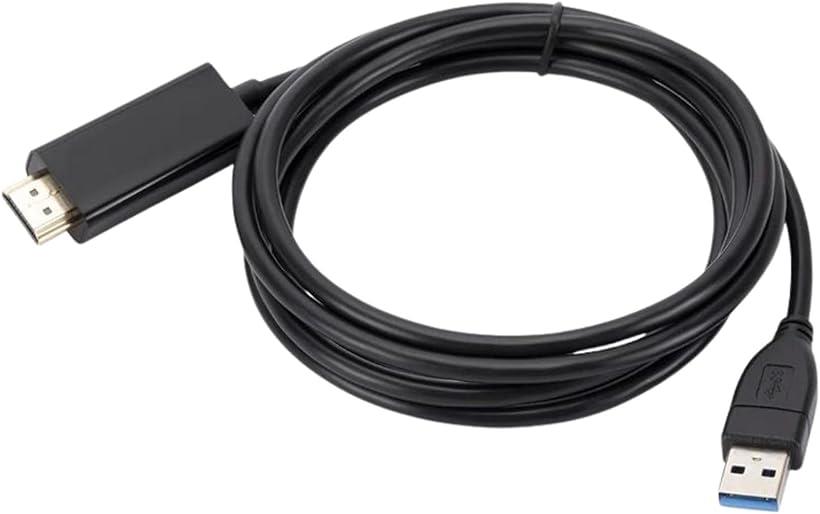 変換ケーブル USB3.0 HDMI アダプターケーブル 長さ約1.8m