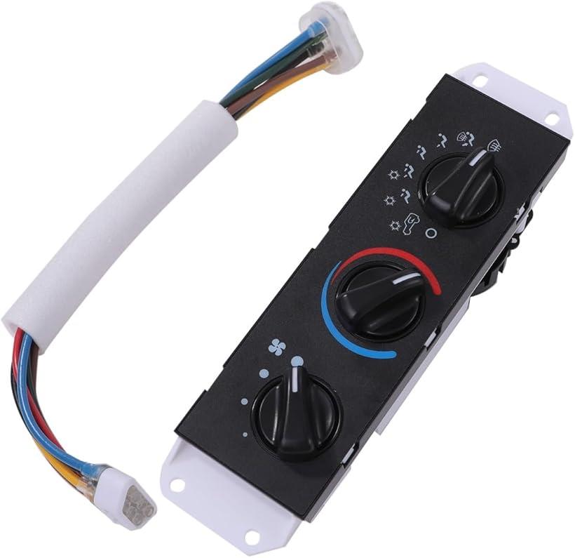 互換品A/C AC エアコン コントロールパネル スイッチ ジープ TJ ラングラー 1999-2004年式 Jeep 対応 ..