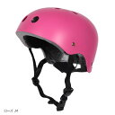 楽天OHstore【全品P5倍★4/24 20時～】自転車 ヘルメット 子供 CE認証の中でも自転車用ヘルメット安全基準EN1078取得 小学生 男の子 スケートボード （M, ローズ）