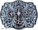 スタートサイド ベルトバックル のみ メンズ レディース カジュアル ベルト幅 3.8cm ベーシック系 唐草十字 銀シルバー(唐草十字 銀シルバー)