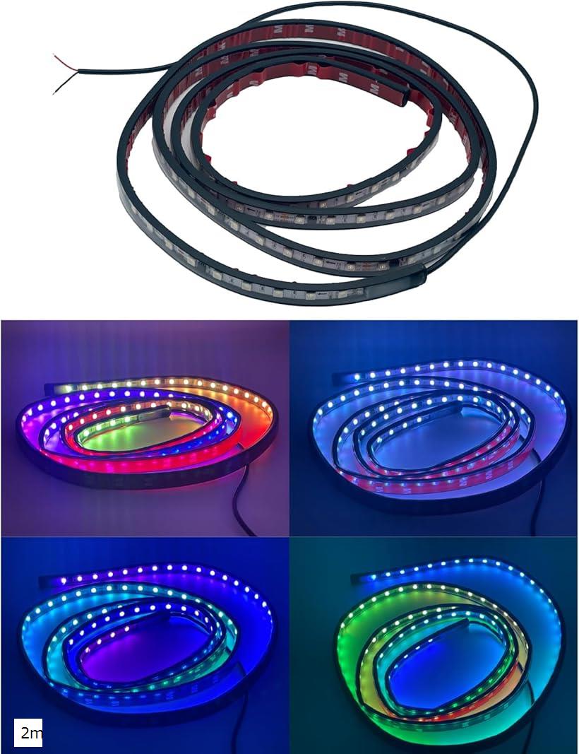 互換品 LEDテープライト カー用品 流れる LEDライト 車 イルミネーション 24v アンビエントライト シー..