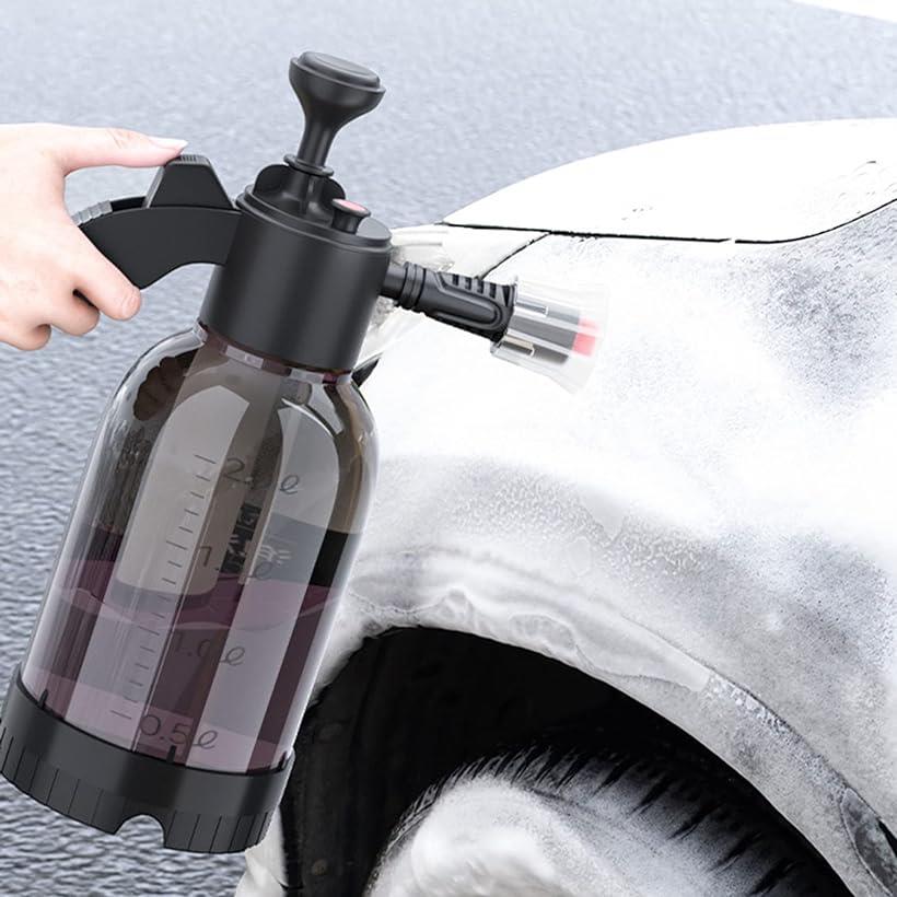 霧吹き スプレー 噴霧器 泡 洗車手動 蓄圧式 スポンジとタオルが含まれています 泡じ-2L 泡じ-2L 