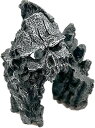 骸骨 ドクロ アクアリウム オブジェ 水槽 熱帯魚 装飾品 鑑賞魚 かざり 飾り 金魚 隠れ家 アクアリウム装飾(なし, なし)