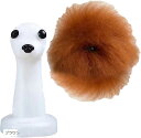 トリミング プードル モデル マネキン トリマー 練習用 土台付き カット(ブラウン)