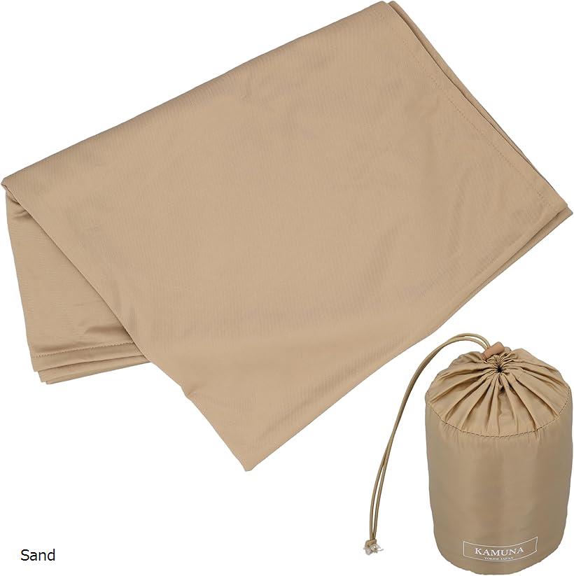 ブランケット 100x140cm コンパクト 携帯用 防災 旅行用(Sand, スモール)